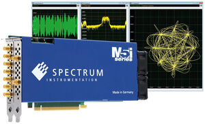 Digitalizzatori serie M5i di Spectrum Instrumentation per l'acqusizione ed eleborazione di segnali in tempo reale ad alta velocità e risoluzione