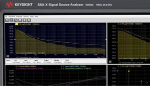 Gli analizzatori Keysight SSA-X consentono di caratterizzare accuratamente il rumore di fase dei segnali RF e a microonde