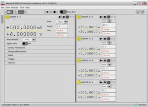 Soft panel per SMU modulari Keysight