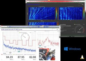 Il software NEXDAQ permette di personalizzare totalmente l'elaborazione e la visualizzazione dei dati acquisiti secondo le proprie esigenze