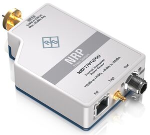 Sensore di potenza RF R&S NRP170TWGN con attacco a guida d'onda e interfaccia LAN