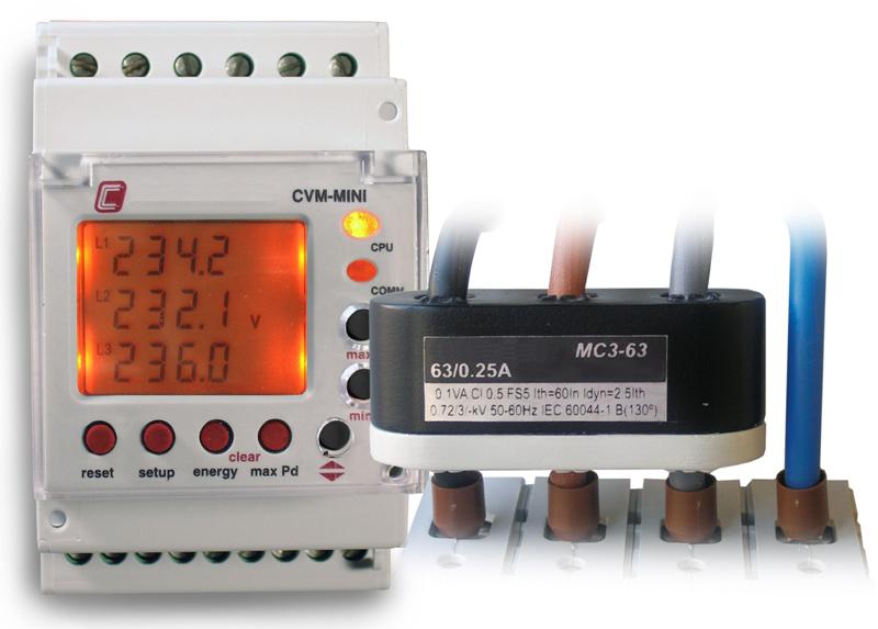 Misuratore di consumi energetici miniaturizzato