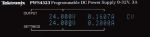 Display dell'alimentatore programmabile da laboratorio Tektronix serie PWS4000