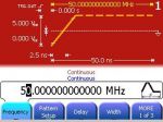 Configurazione parametri impulsi generati