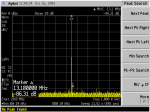 Segnale a tono singolo generato con Agilent M8190A