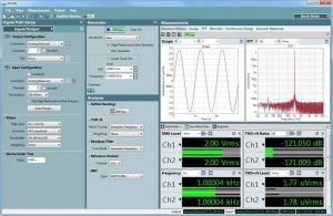 Software analisi segnali audio APx500 v4.0