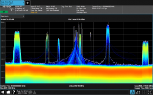 Analisi dello spettro in tempo reale su 512 MHz
