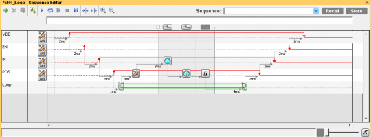 Software gestione sequenze EVO100