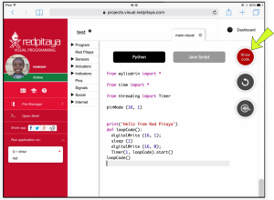 Programmazione grafica di Red Pitaya