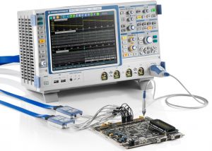 Oscilloscopio R&S RTE con 16 canali digitali (MSO)